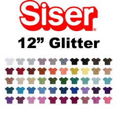Siser Glitter 12 Inch Vinyl - Per Yard