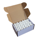 White Sideless Bobbins - Candle Brand