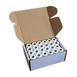 White Sideless Magnetic Core Bobbins - Candle Brand