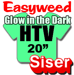 Siser Easyweed Glow in the Dark 20 Inch Vinyl - Per Yard