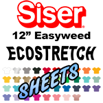 Siser Easyweed EcoStretch Vinyl - 12in x 12in Sheets